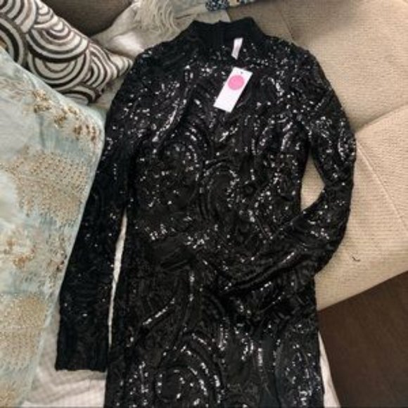 NEW Honey Embellish Net Dress | M - Picture 4 of 13